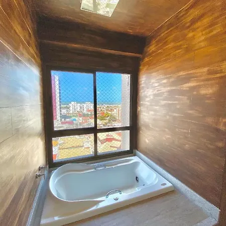 Duplex Com Hidromassagem Total De 02 Quartos E Vista Mar Aracaju Exterior photo